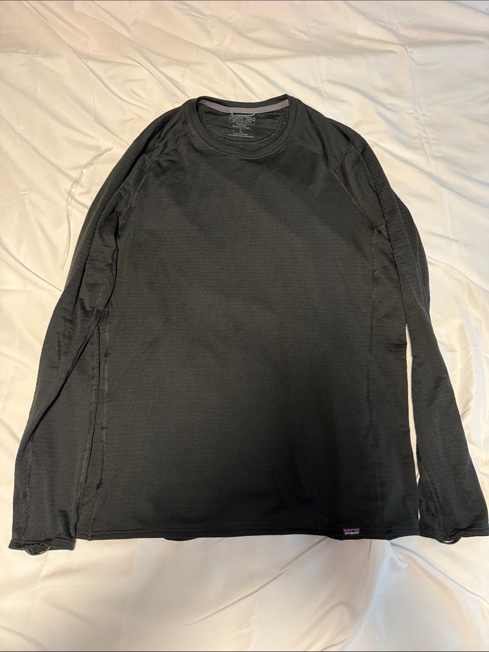 Patagonia Men's Long-Sleeve Crewneck Capilene Base Layer Thermal Weigh Size L